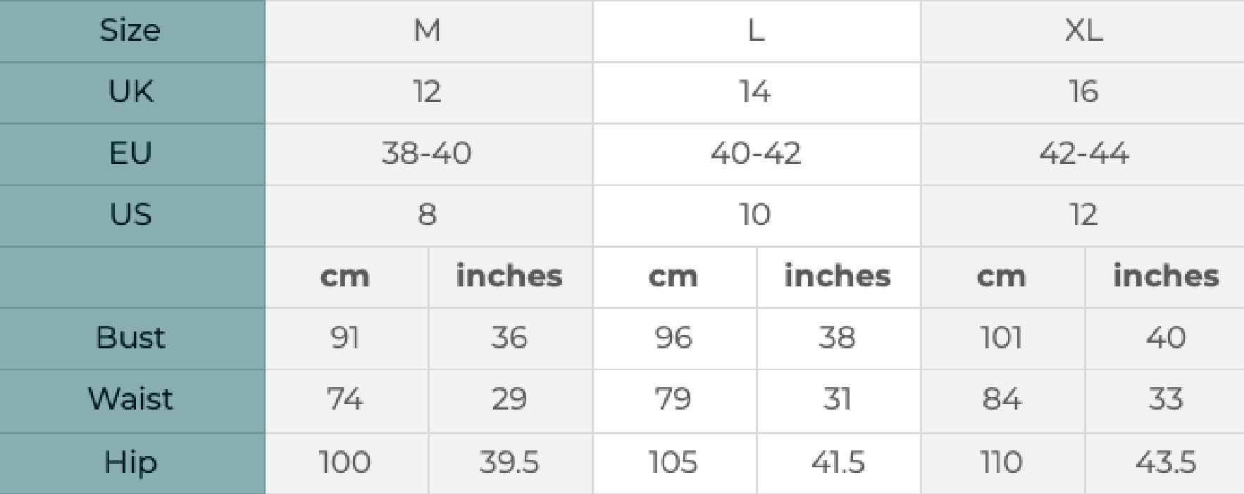 Size Guide 7